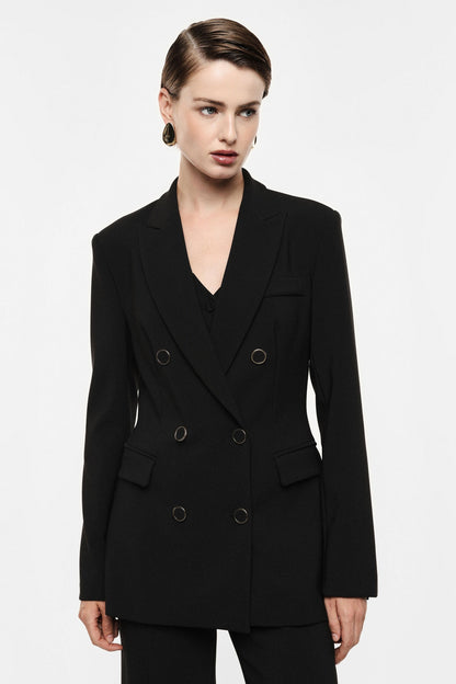 IMPERIAL - Blazer doppiopetto con tasche a pattina