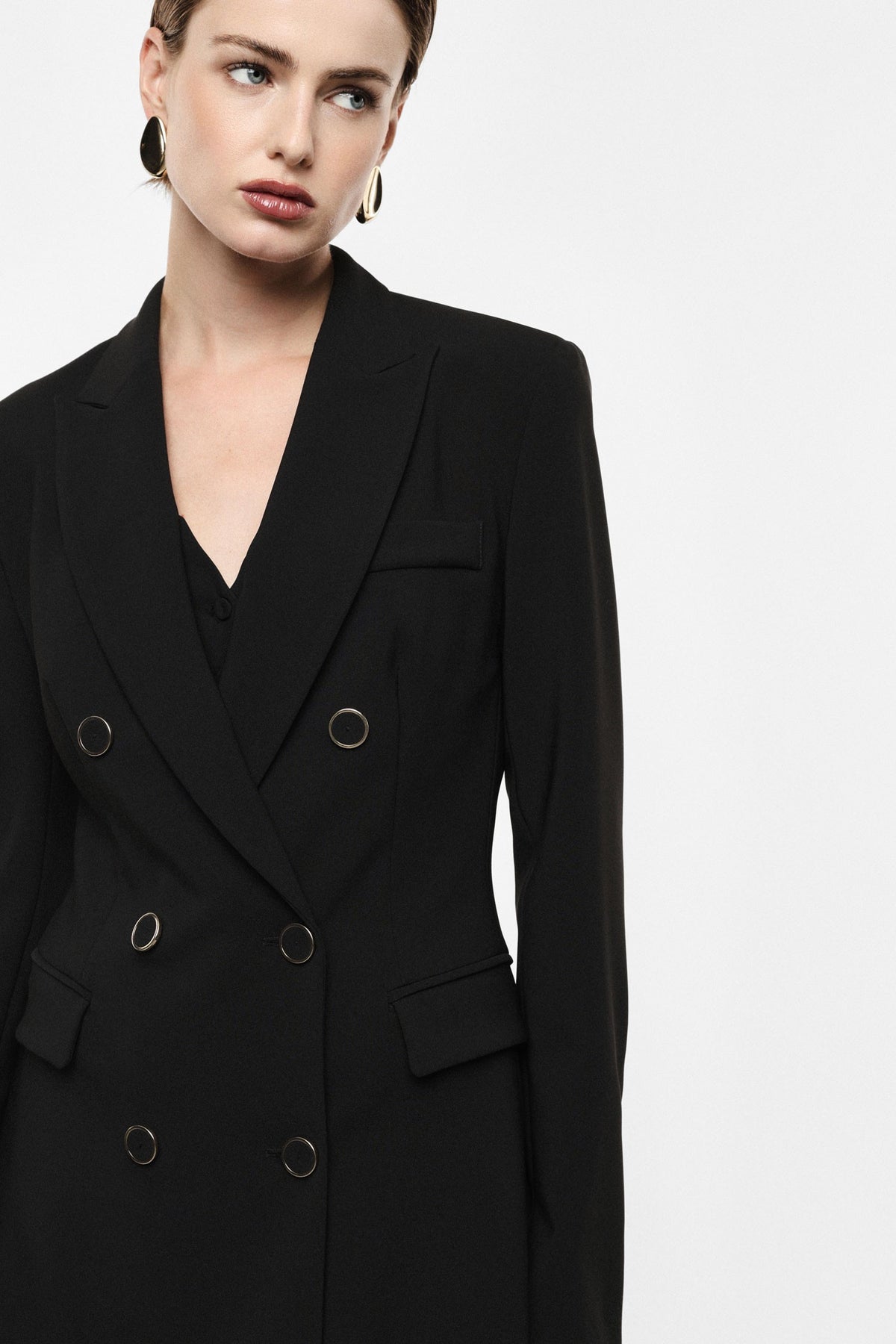IMPERIAL - Blazer doppiopetto con tasche a pattina