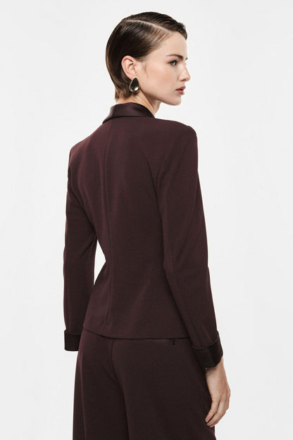 IMPERIAL - Blazer monopetto con revers a scialle e tasche