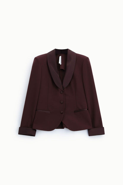 IMPERIAL - Blazer monopetto con revers a scialle e tasche