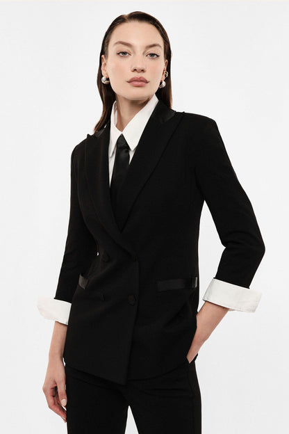 IMPERIAL - Blazer doppiopetto con maniche tre quarti
