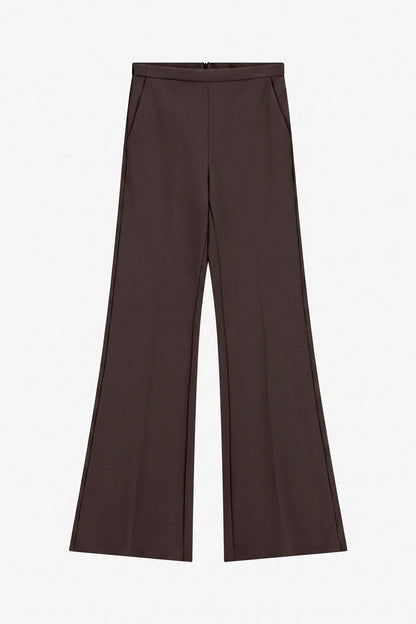 IMPERIAL - Pantaloni flare vita alta linea pulita