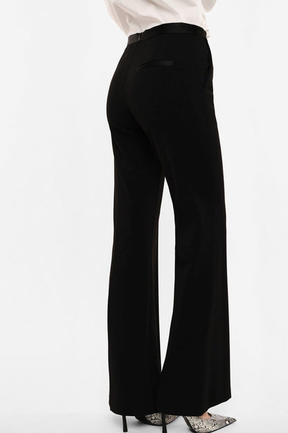 IMPERIAL - Pantaloni flare vita alta linea pulita