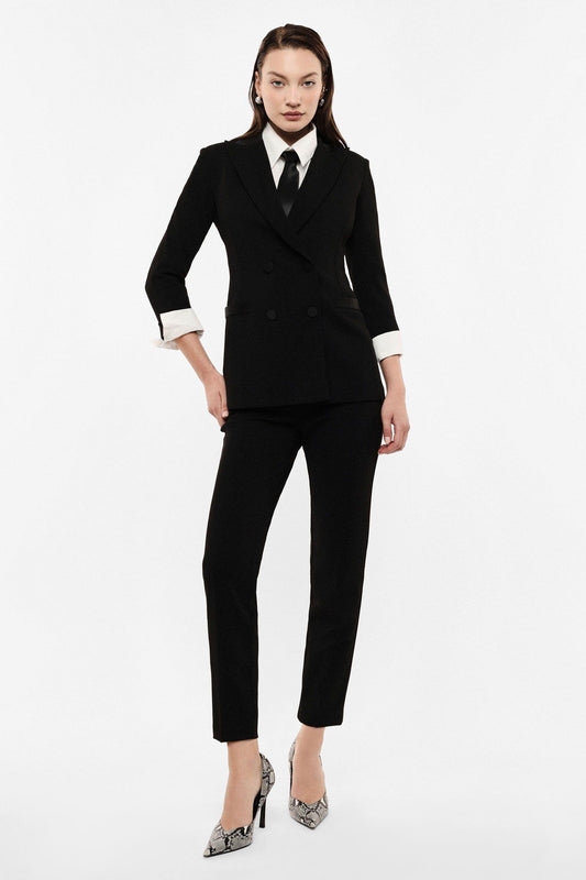 IMPERIAL - Pantaloni sartoriali linea affusolata con dettagli