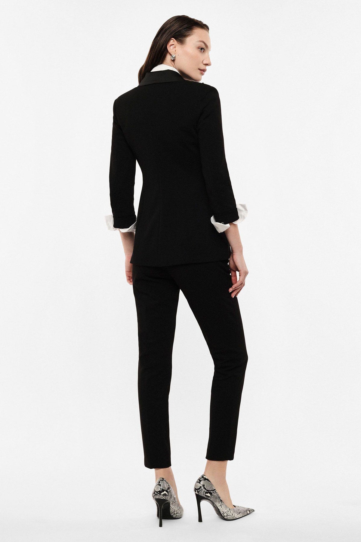 IMPERIAL - Pantaloni sartoriali linea affusolata con dettagli
