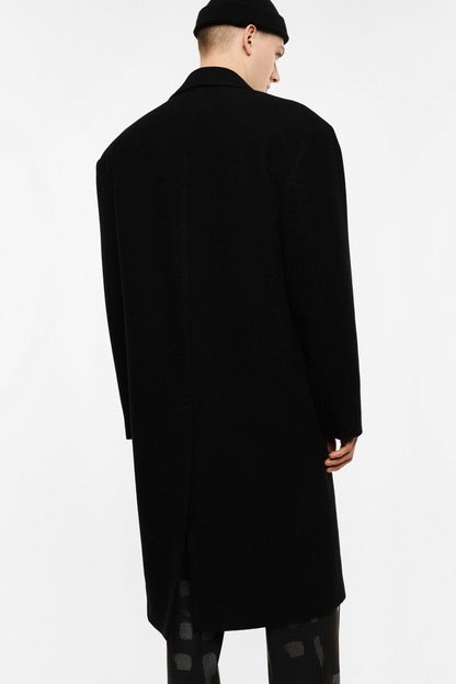 IMPERIAL - Cappotto monopetto lungo con tasche laterali