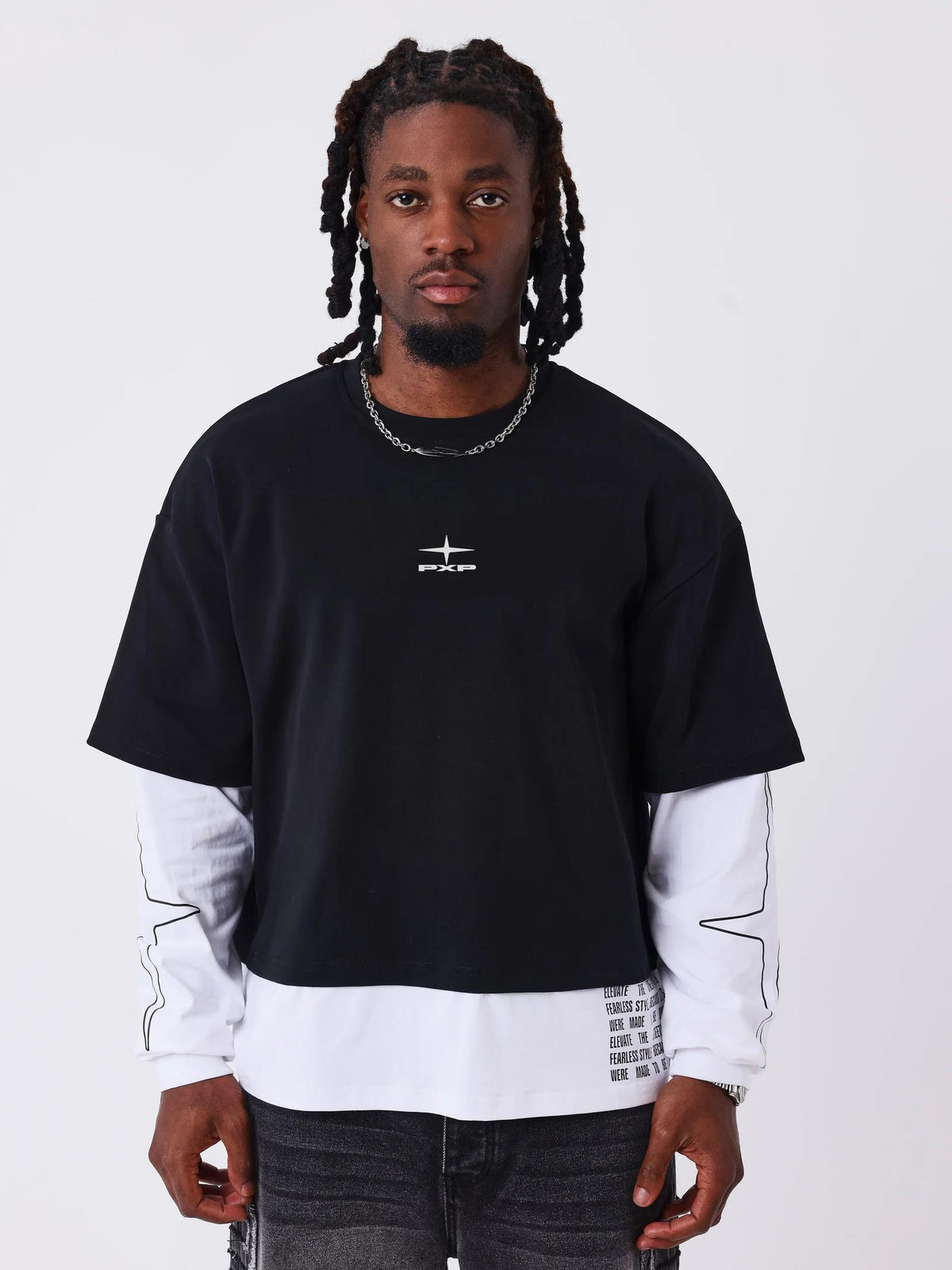PXP - T-shirt con maniche lunghe