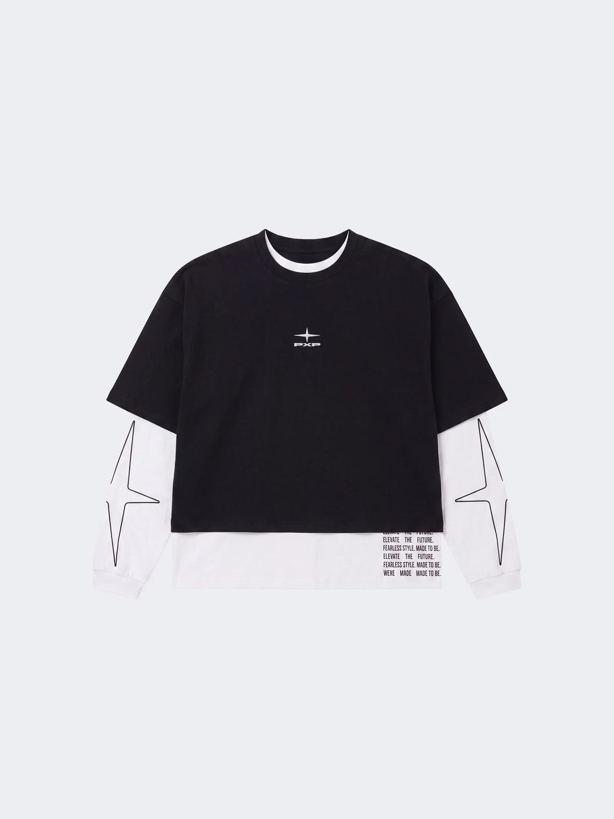 PXP - T-shirt con maniche lunghe