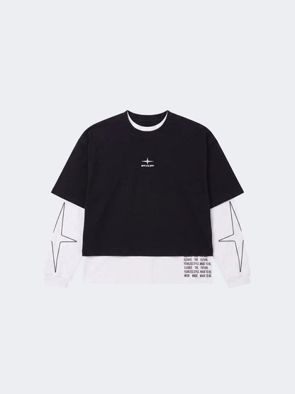 PXP - T-shirt con maniche lunghe