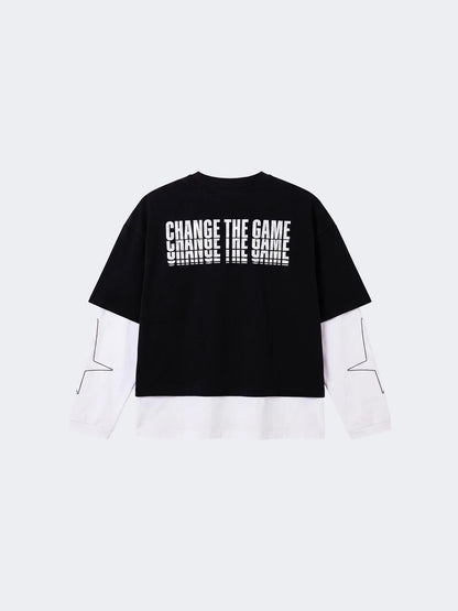 PXP - T-shirt con maniche lunghe