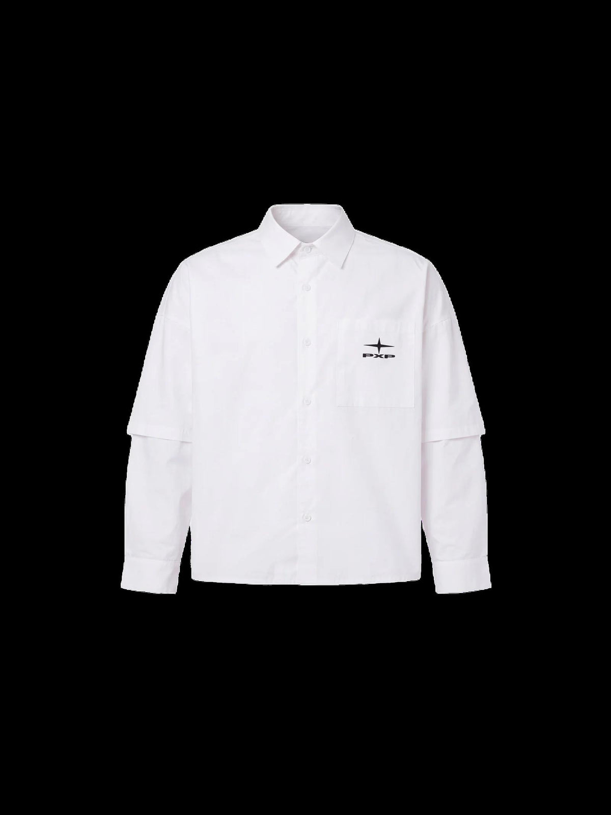 PXP - Camicia doppia manica elegante con logo
