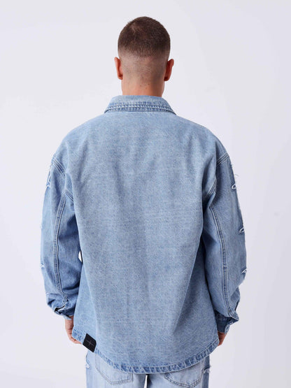 PXP - Camicia overshirt in denim
