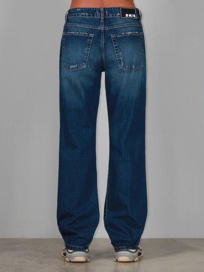 BERNA - Jeans vita bassa straight fit