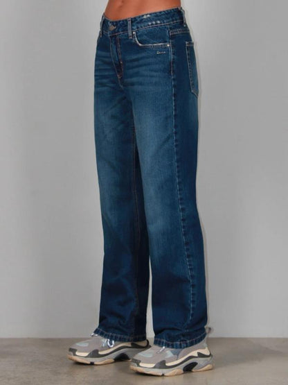 BERNA - Jeans vita bassa straight fit
