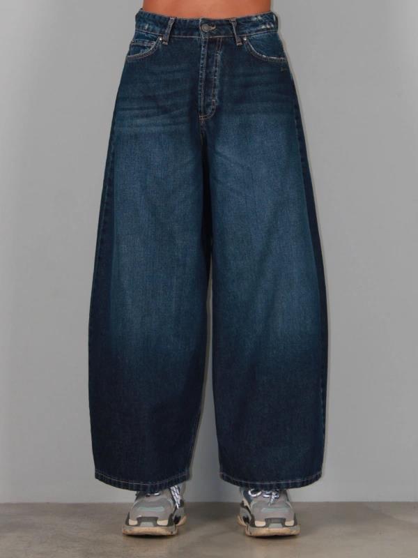 BERNA - Jeans baloon fit lavaggio sfumato