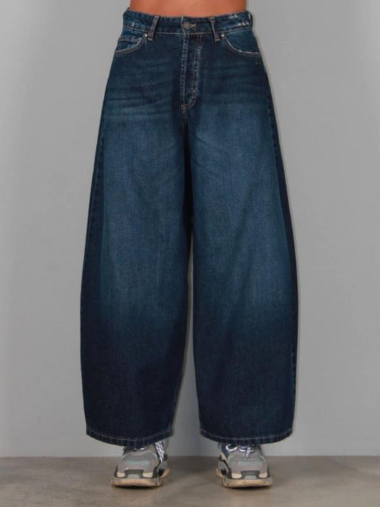 BERNA - Jeans baloon fit lavaggio sfumato