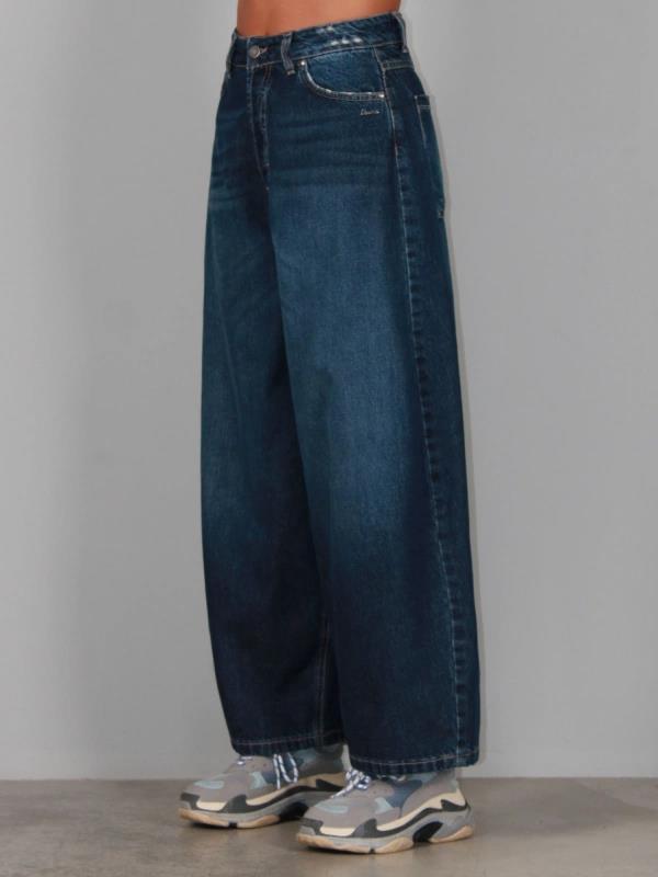 BERNA - Jeans baloon fit lavaggio sfumato