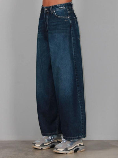 BERNA - Jeans baloon fit lavaggio sfumato