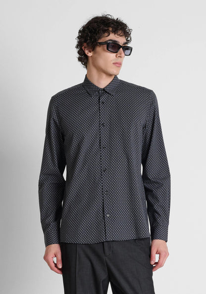 ANTONY MORATO - Camicia "Barcelona" regular straight fit stampata con logo