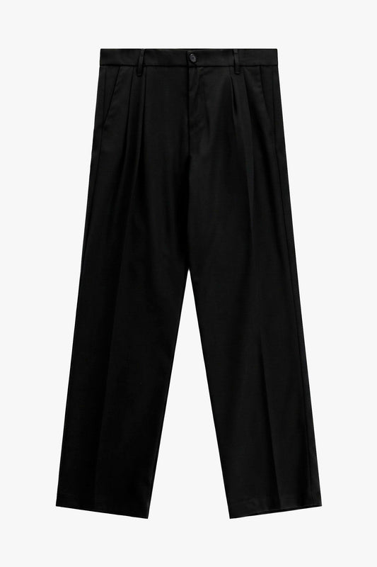 IMPERIAL - Pantaloni regular-fit con pinces e tasche posteriori