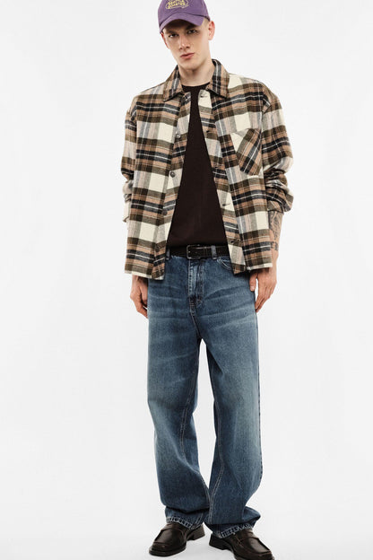 IMPERIAL - Jeans baggy-fit vita media lavaggio classico