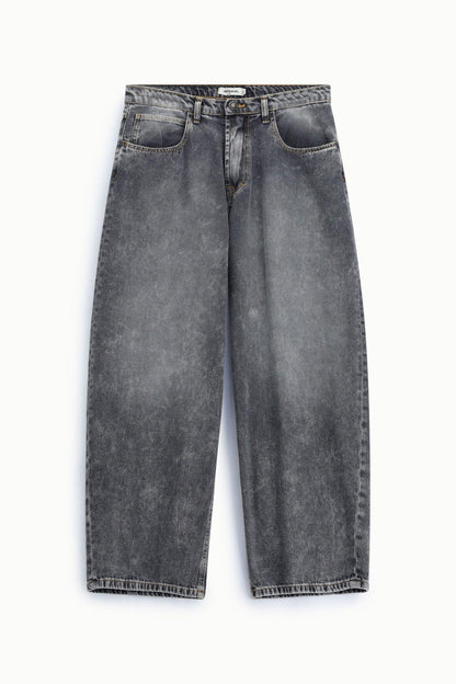 IMPERIAL - Jeans baggy-fit a vita alta lavaggio effetto vintage