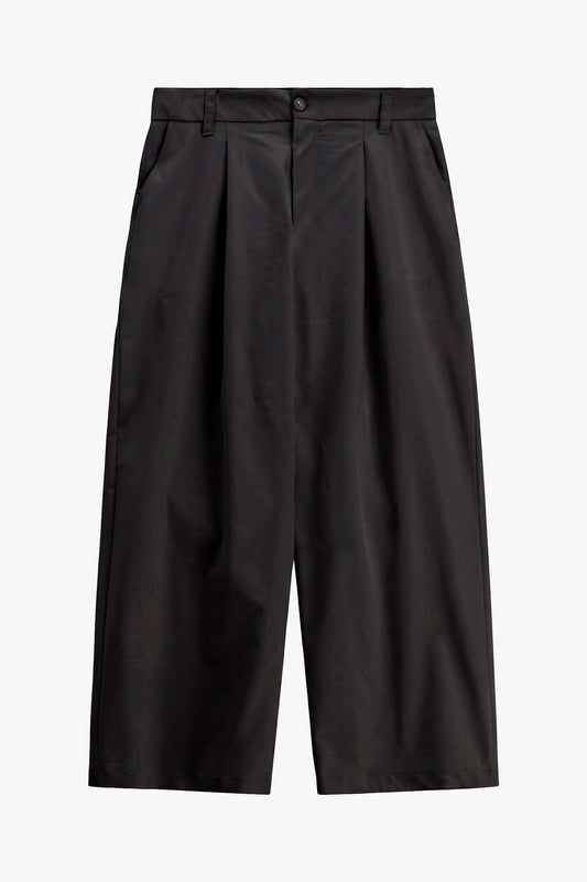 IMPERIAL - Pantaloni baggy-fit con pince e vita alta