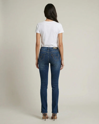 MET - Jeans skinny con spacchi al fondo