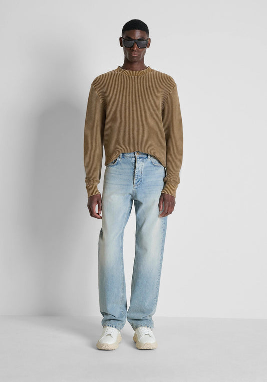 ANTONY MORATO - Jeans "Brad" in denim blu flared straight fit