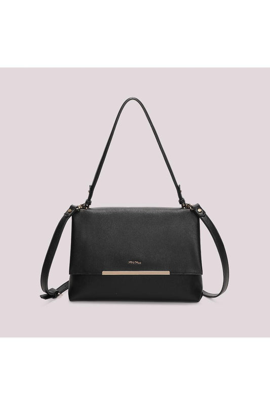 MIMI' MUA' - Borsa a spalla con dettaglio dorato
