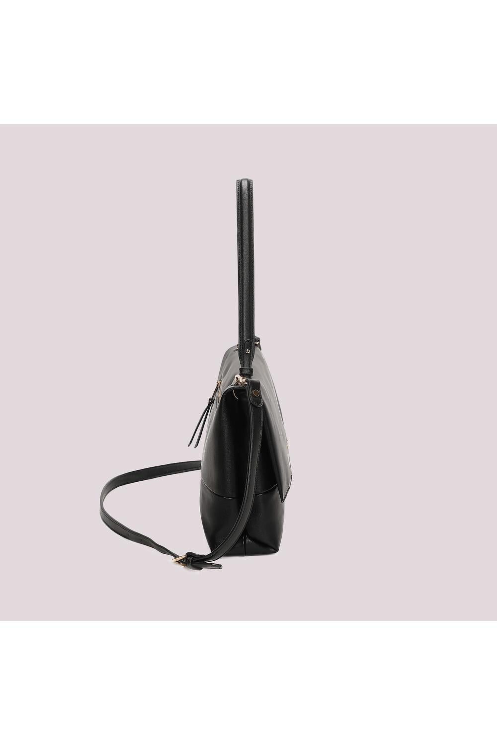 MIMI' MUA' - Borsa a spalla con dettaglio dorato