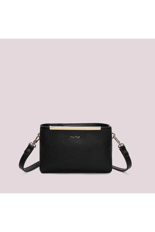 MIMI' MUA' - Borsa a tracolla con dettaglio dorato