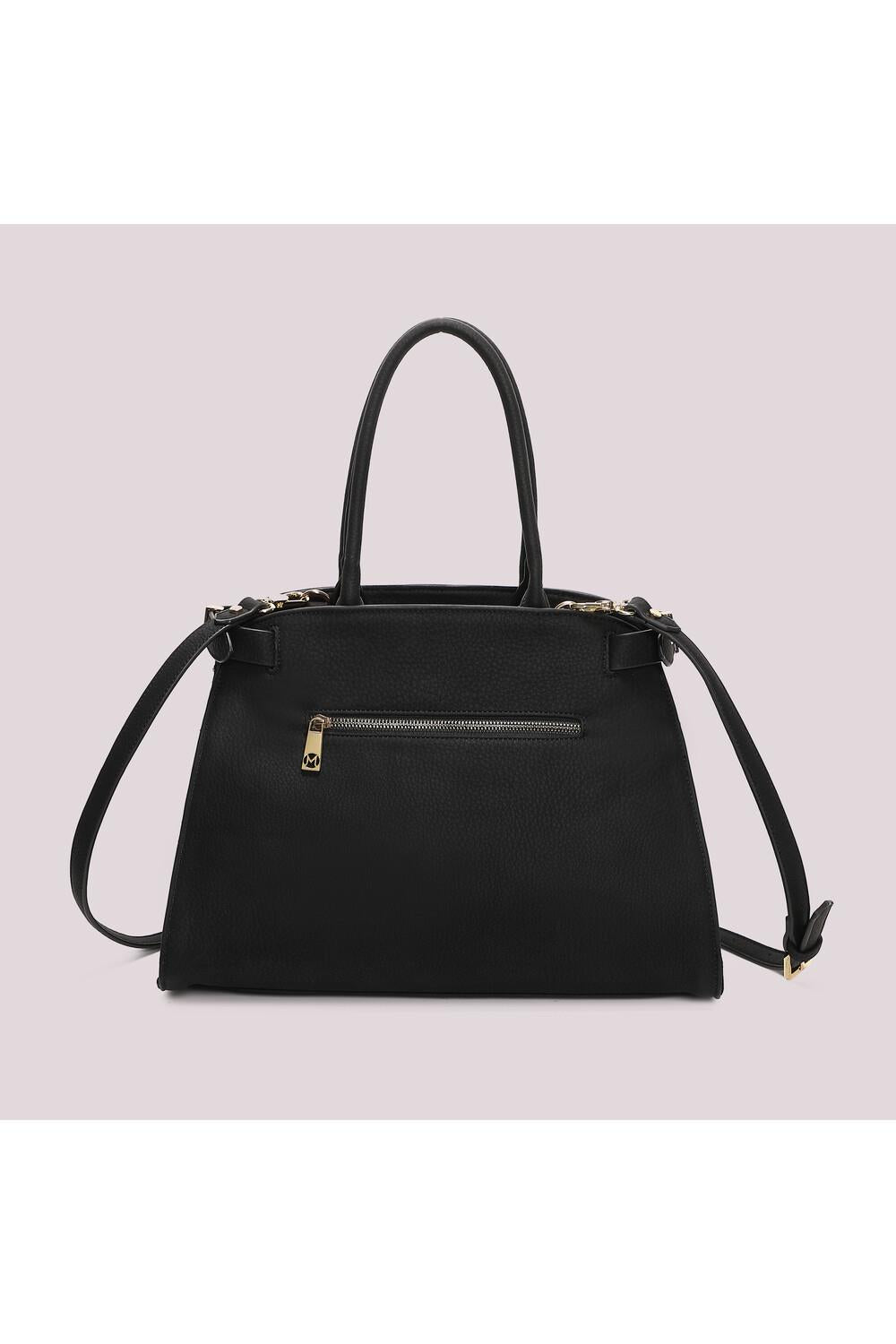 MIMI' MUA' - Borsa shopping con fianchi effetto camoscio