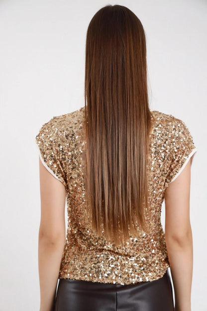 SUSY MIX - Maglia paillettes