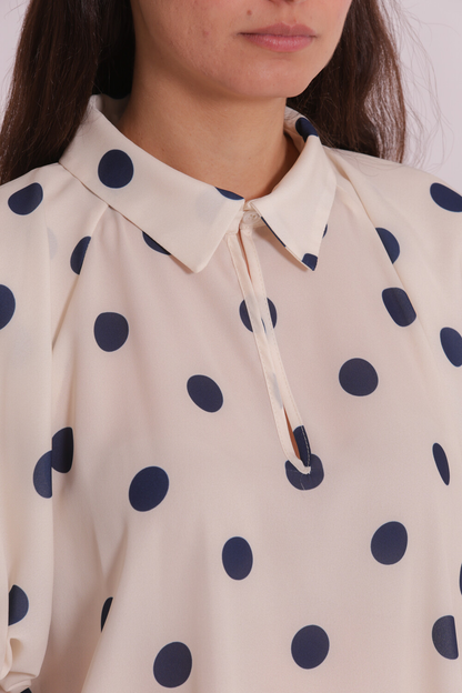 MIMI' MUA' - Blusa con maniche a palloncino