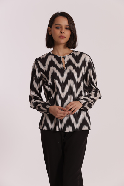 MIMI' MUA' - Blusa con bottoncino