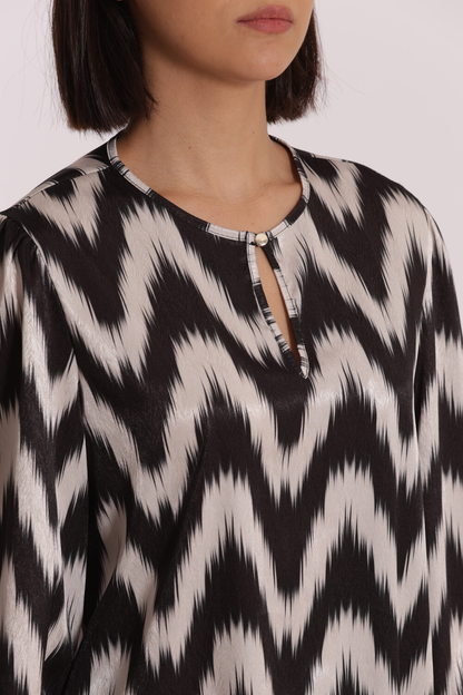 MIMI' MUA' - Blusa con bottoncino
