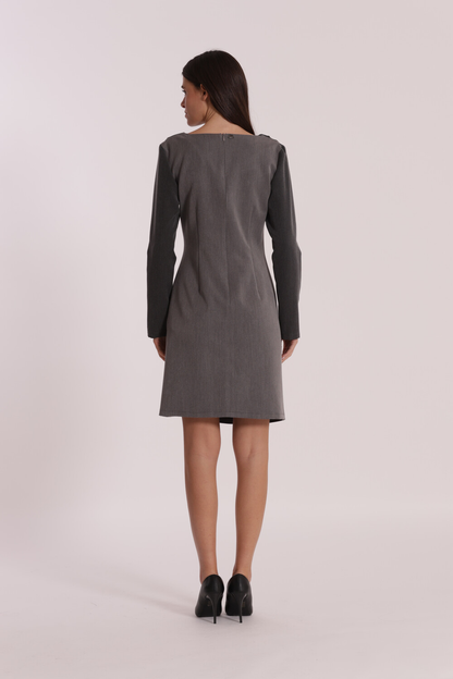 MIMI' MUA' - Abito corto color block